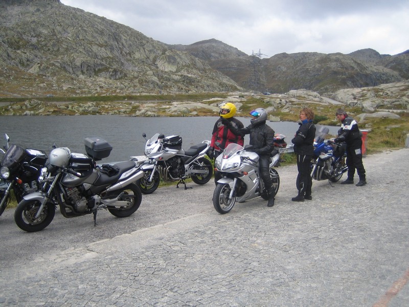 Pause am St.Gotthard